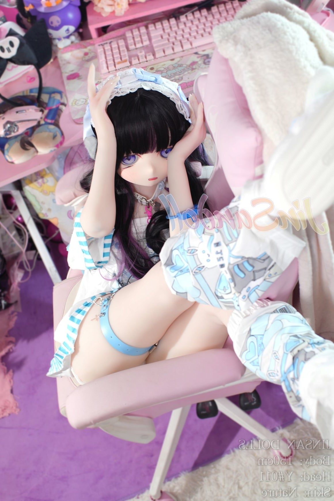 150cm/4ft11 A-cup Anime TPE Sex Doll with #Y011 Head WM