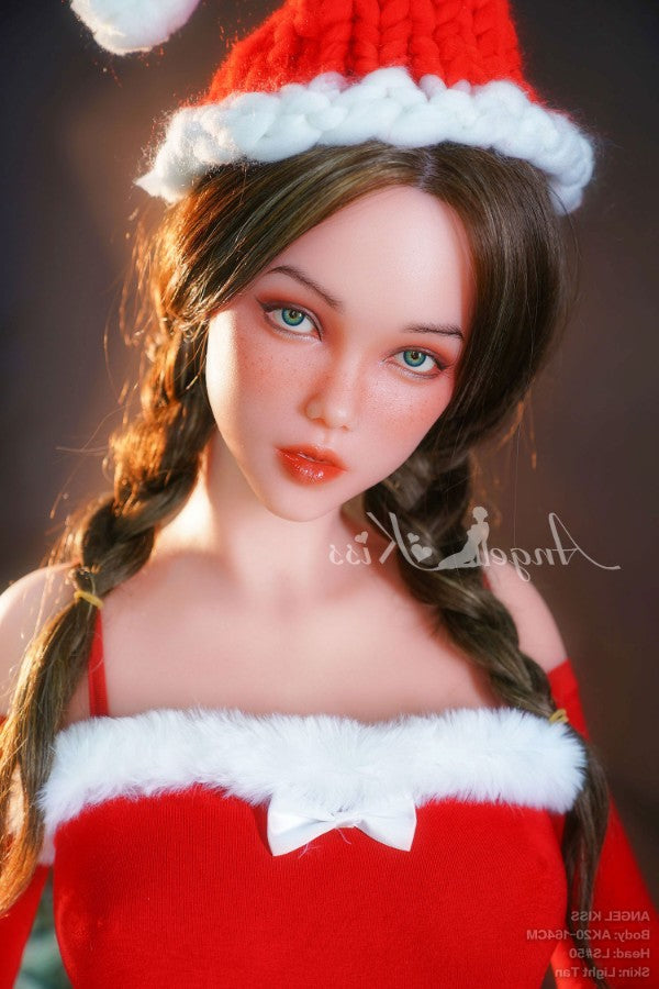 164cm/5ft5 D-cup Christmas Girl Silicone Sex Doll – LS#50 Angelkiss