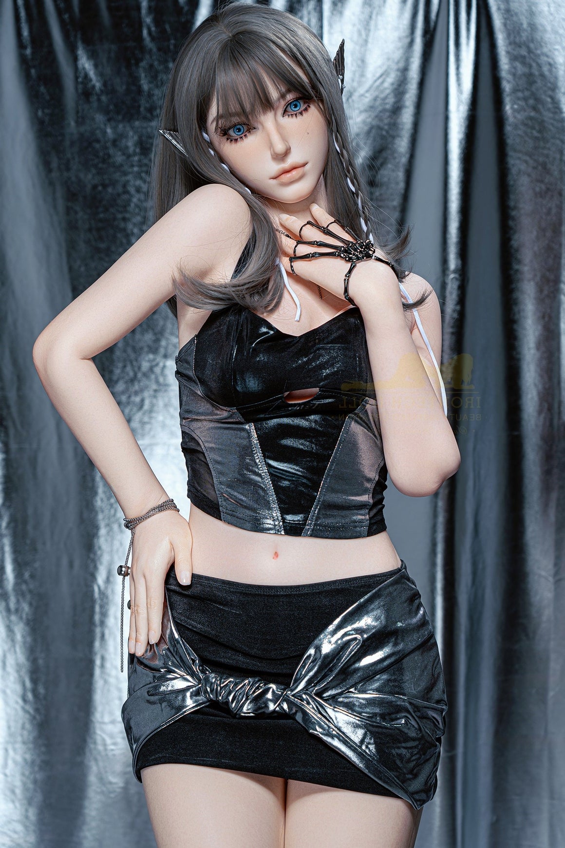 163cm/5ft4 C-Cup Bubble Butt Silicone Love Doll with S41 Head - Joline Torso Irontech