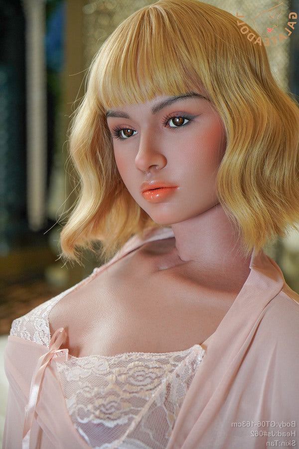 163cm/5ft4 E-cup Real Skin Texture Silicone Sex Doll GT06 – JS062 Tan Torso Galatea