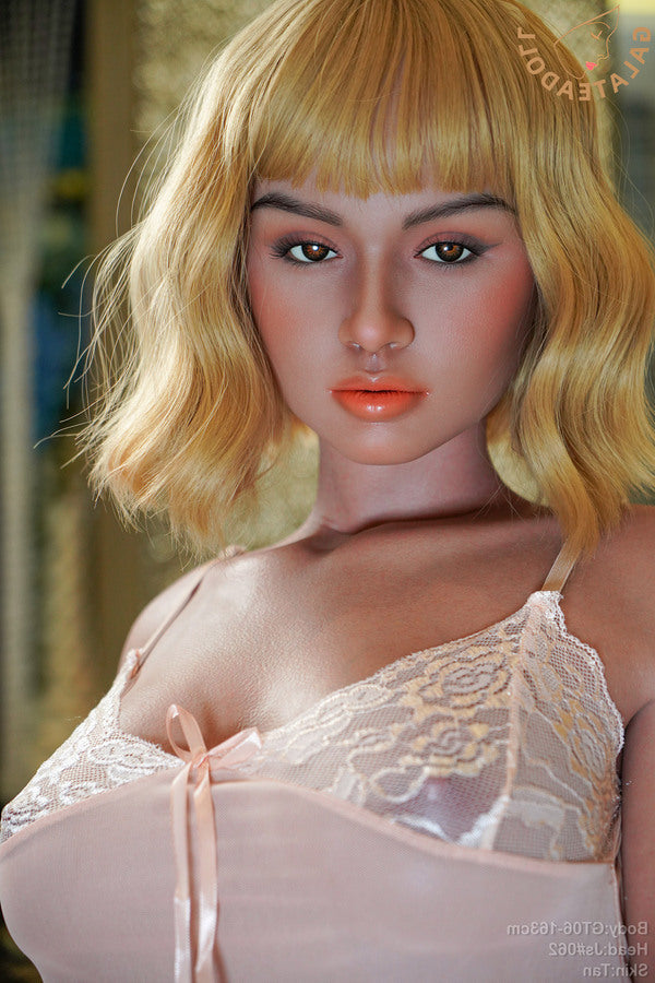 163cm/5ft4 E-cup Real Skin Texture Silicone Sex Doll GT06 – JS062 Tan Torso Galatea