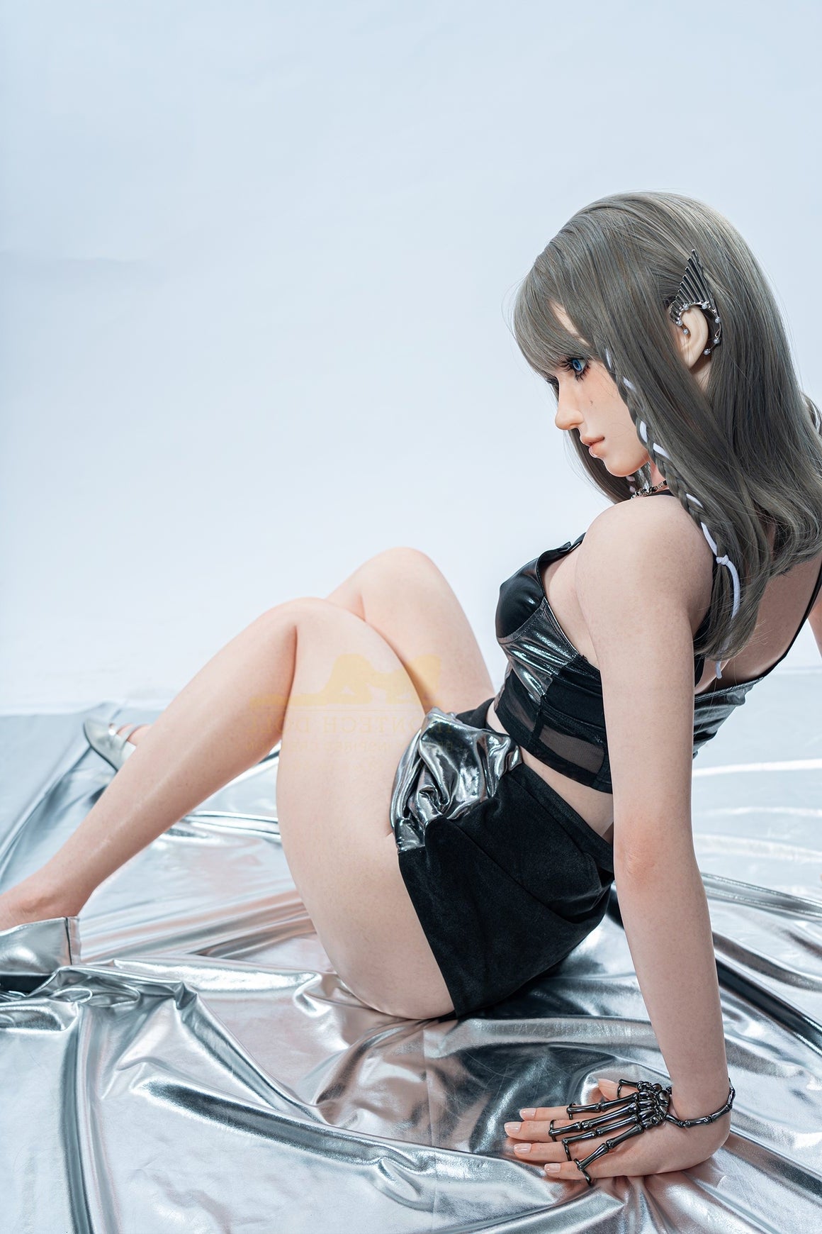 163cm/5ft4 C-Cup Bubble Butt Silicone Love Doll with S41 Head - Joline Torso Irontech