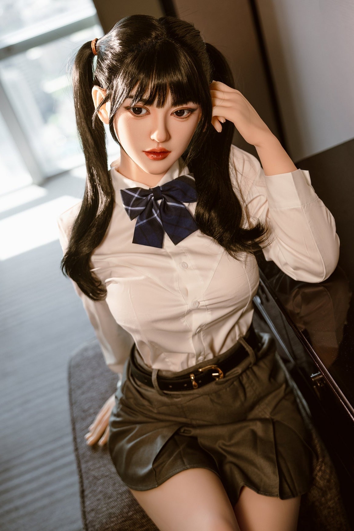 160cm/5ft3 C-cup Cute Silicone Head Sex Doll – #290 SY