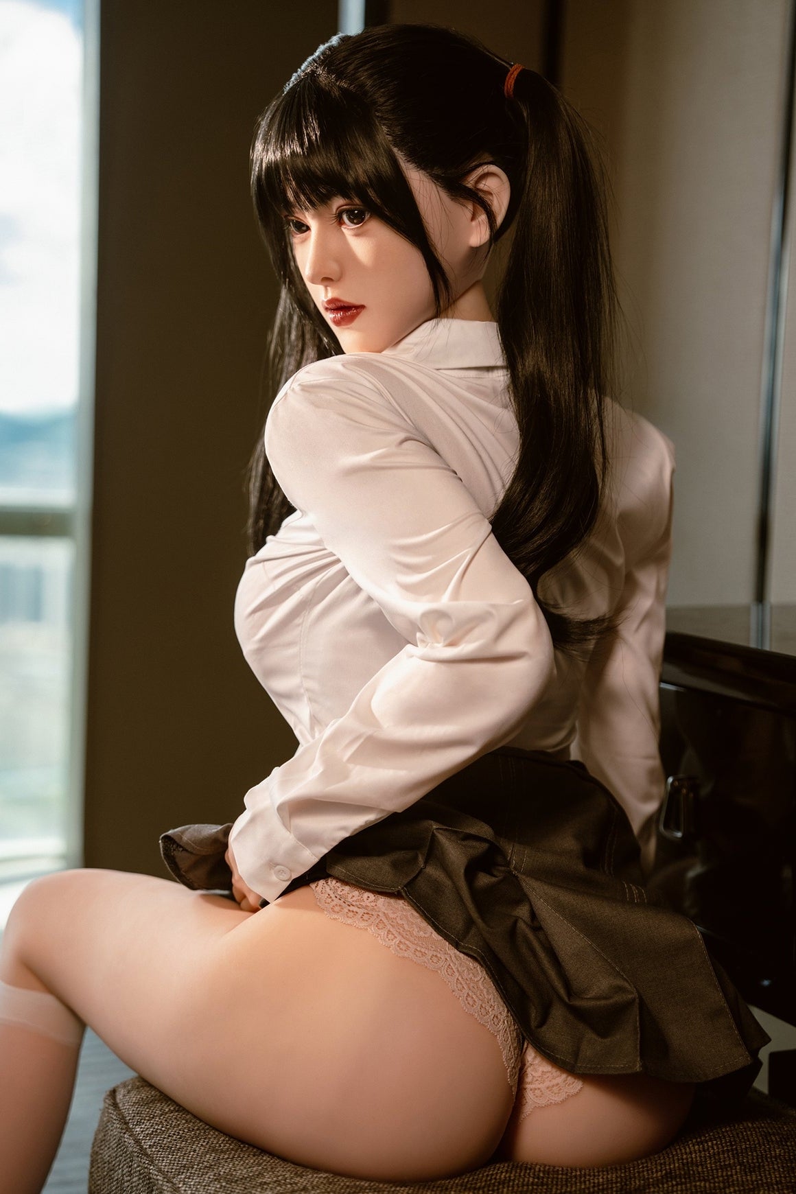 160cm/5ft3 C-cup Cute Silicone Head Sex Doll – #290 SY