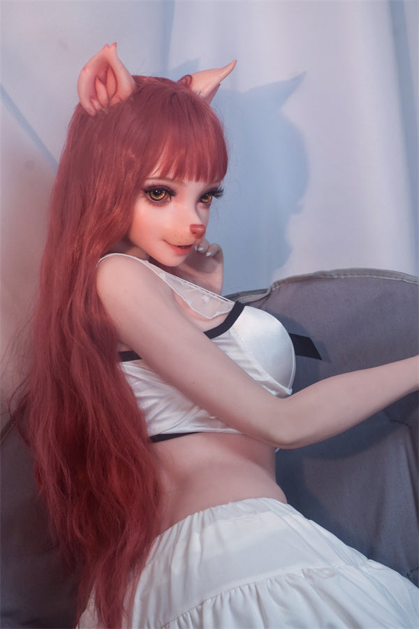 150cm/4ft11 Fox Anime Silicone Furry Hentai Sex Doll - Kateda Koharu ElsaBabe