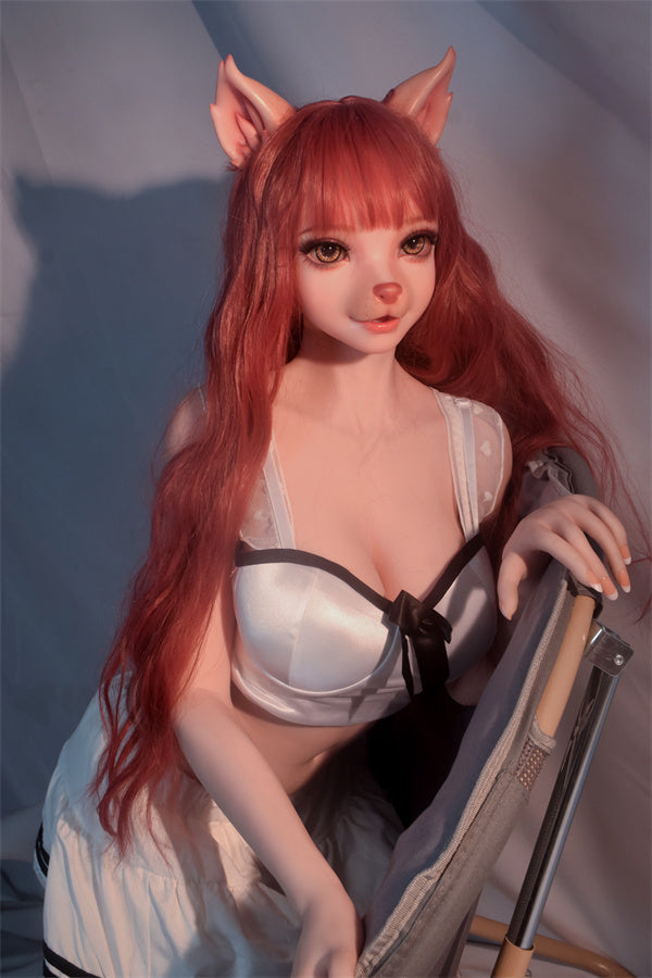 150cm/4ft11 Fox Anime Silicone Furry Hentai Sex Doll - Kateda Koharu ElsaBabe