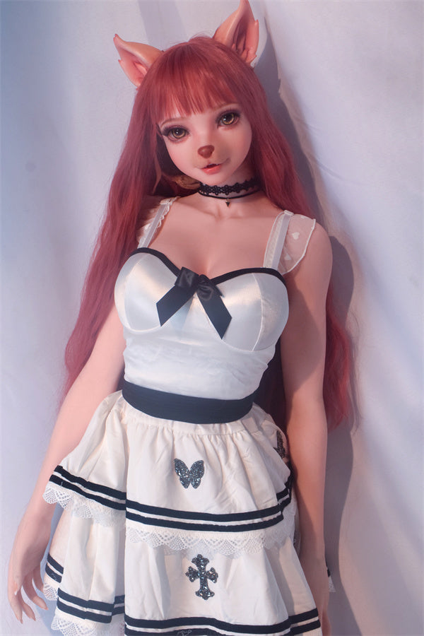 150cm/4ft11 Fox Anime Silicone Furry Hentai Sex Doll - Kateda Koharu ElsaBabe