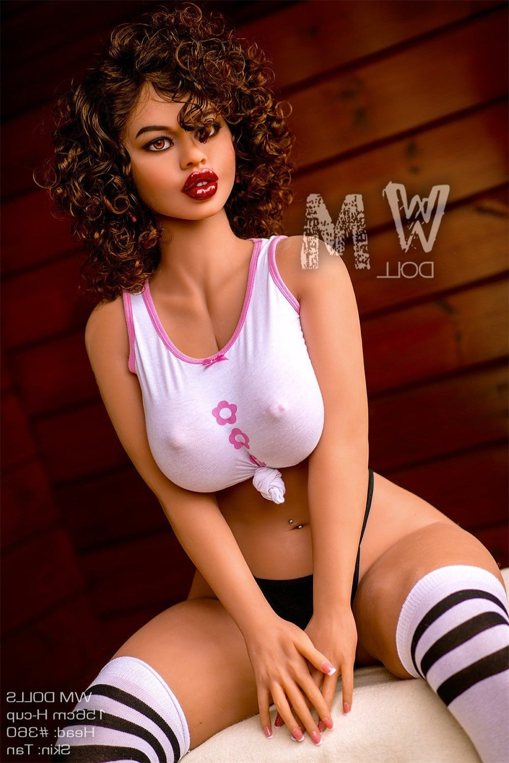 156cm/5ft1 H-Cup High-End Thick Lip TPE Sex Doll with #360 Head WM