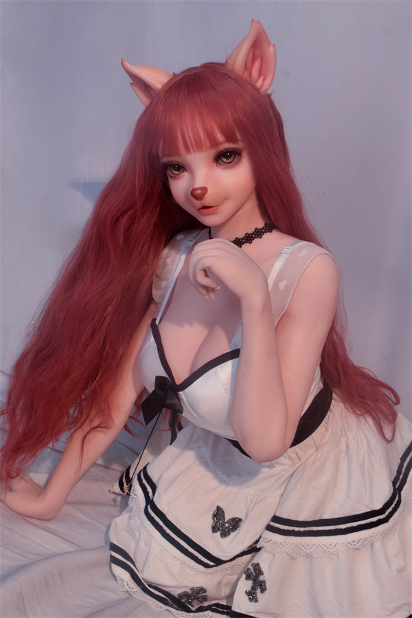 150cm/4ft11 Fox Anime Silicone Furry Hentai Sex Doll - Kateda Koharu ElsaBabe