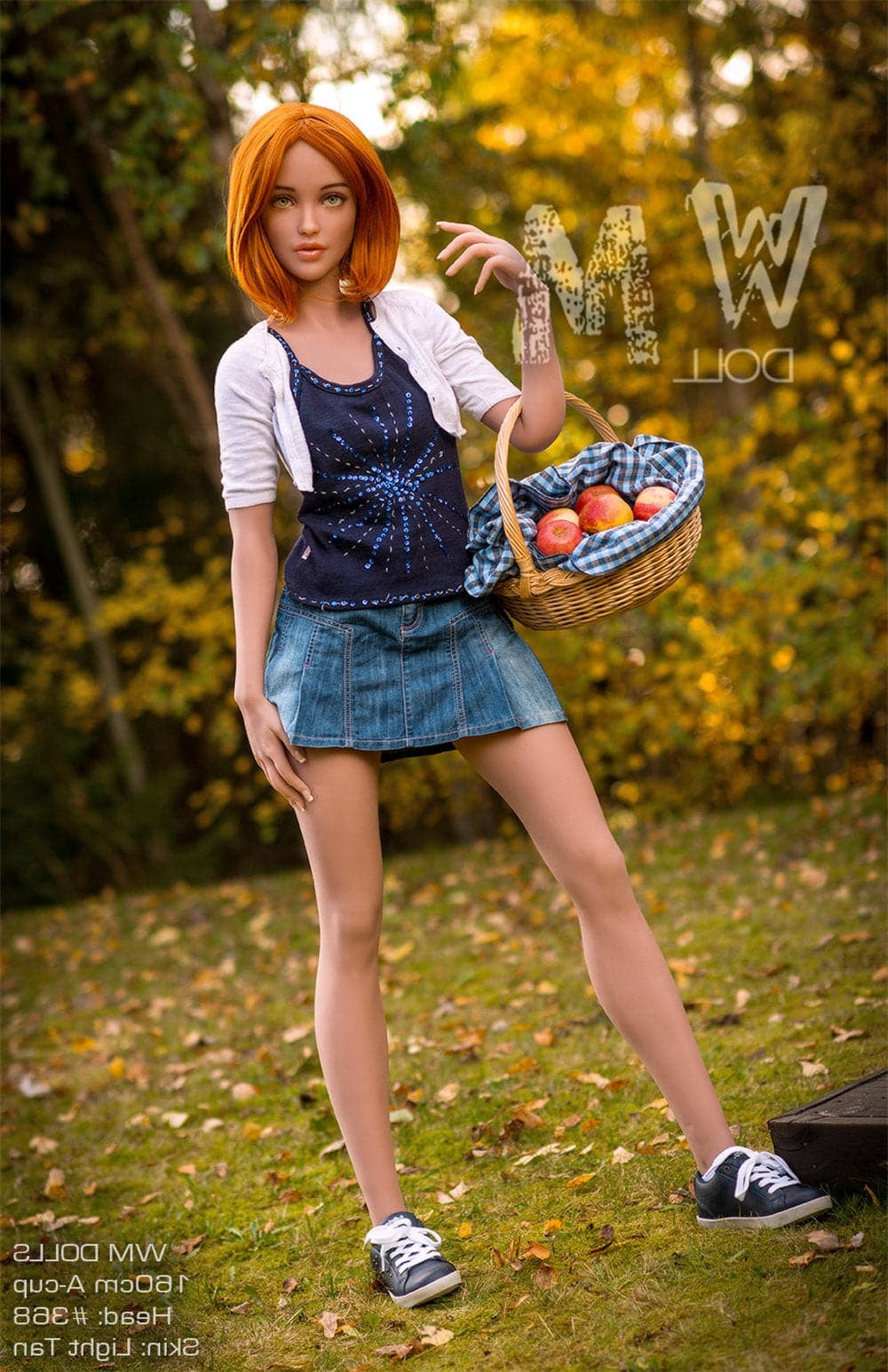 160cm/5ft3 A-Cup New Small Boobs TPE Sex Doll with #368 Head WM