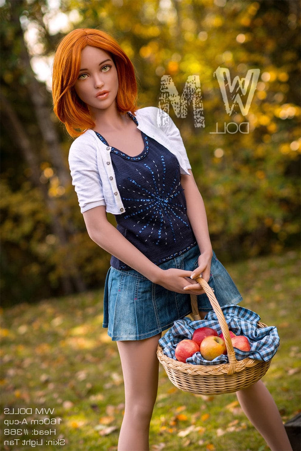 160cm/5ft3 A-Cup New Small Boobs TPE Sex Doll with #368 Head WM