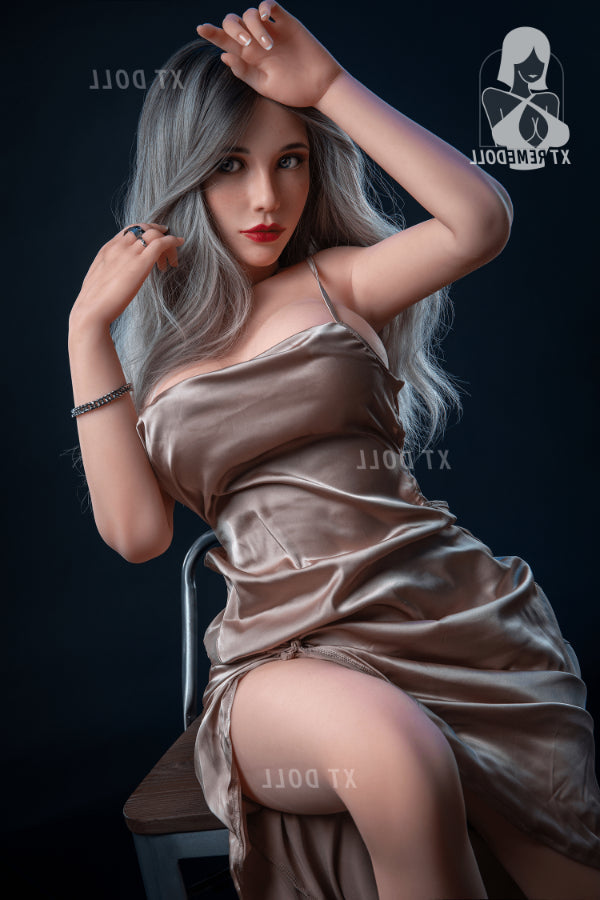 158cm/5ft2 F-cup Silicone Head Sex Doll - Mercat XT