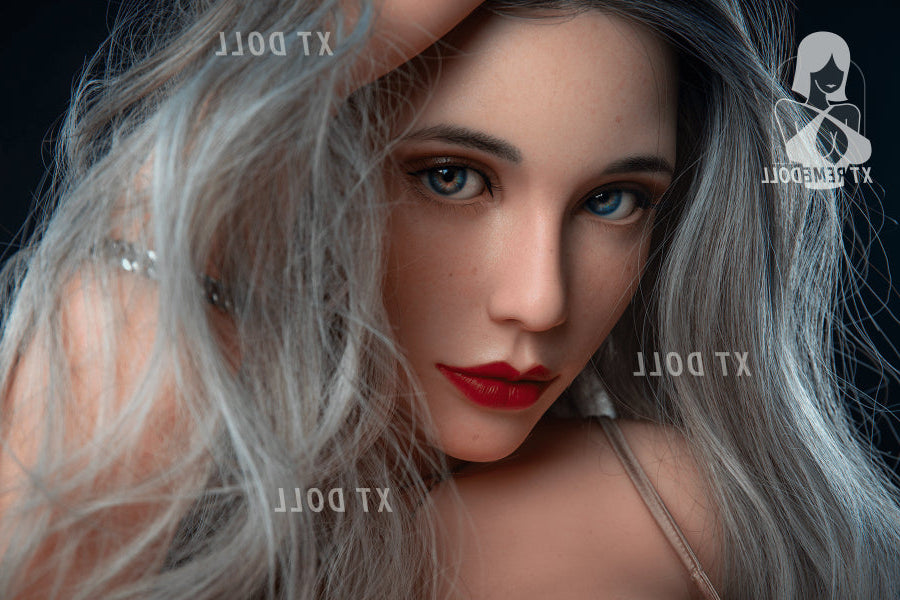 158cm/5ft2 F-cup Silicone Head Sex Doll - Mercat XT