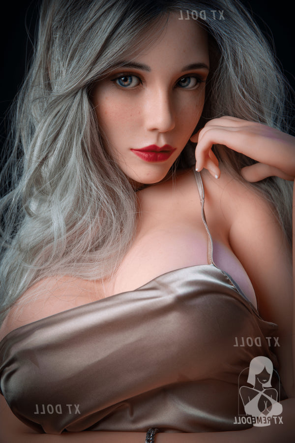 158cm/5ft2 F-cup Silicone Head Sex Doll - Mercat XT
