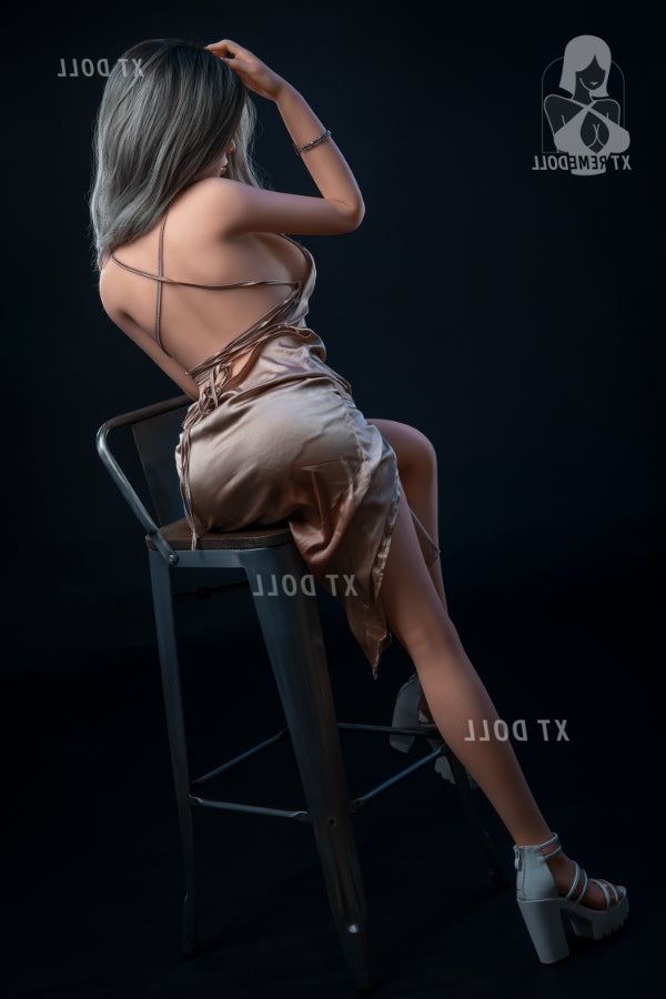 158cm/5ft2 F-cup Silicone Head Sex Doll - Mercat XT