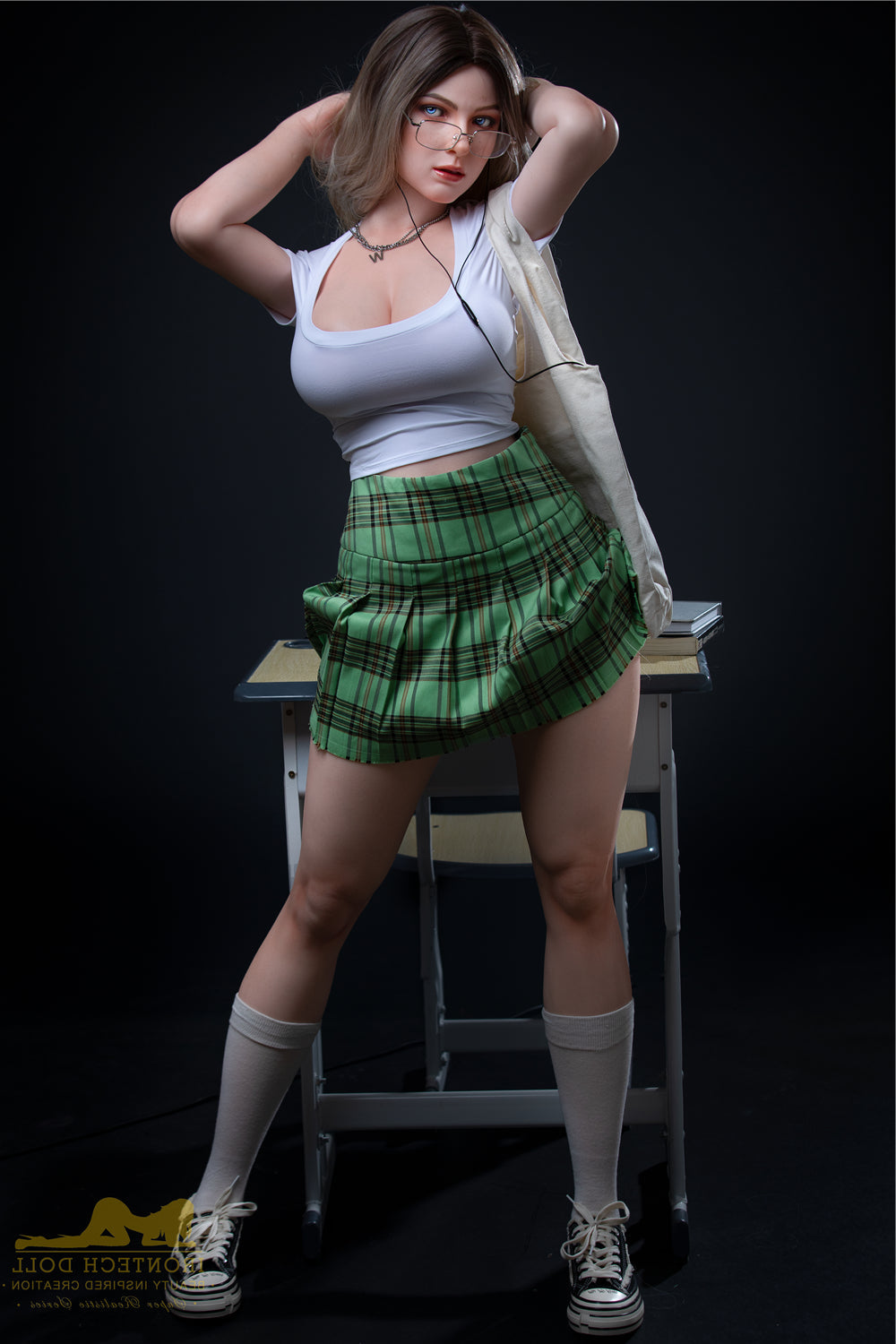 US In Stock - 165cm/5ft5 G-cup Silicone Sex Doll - S29 Fenny Natural Irontech