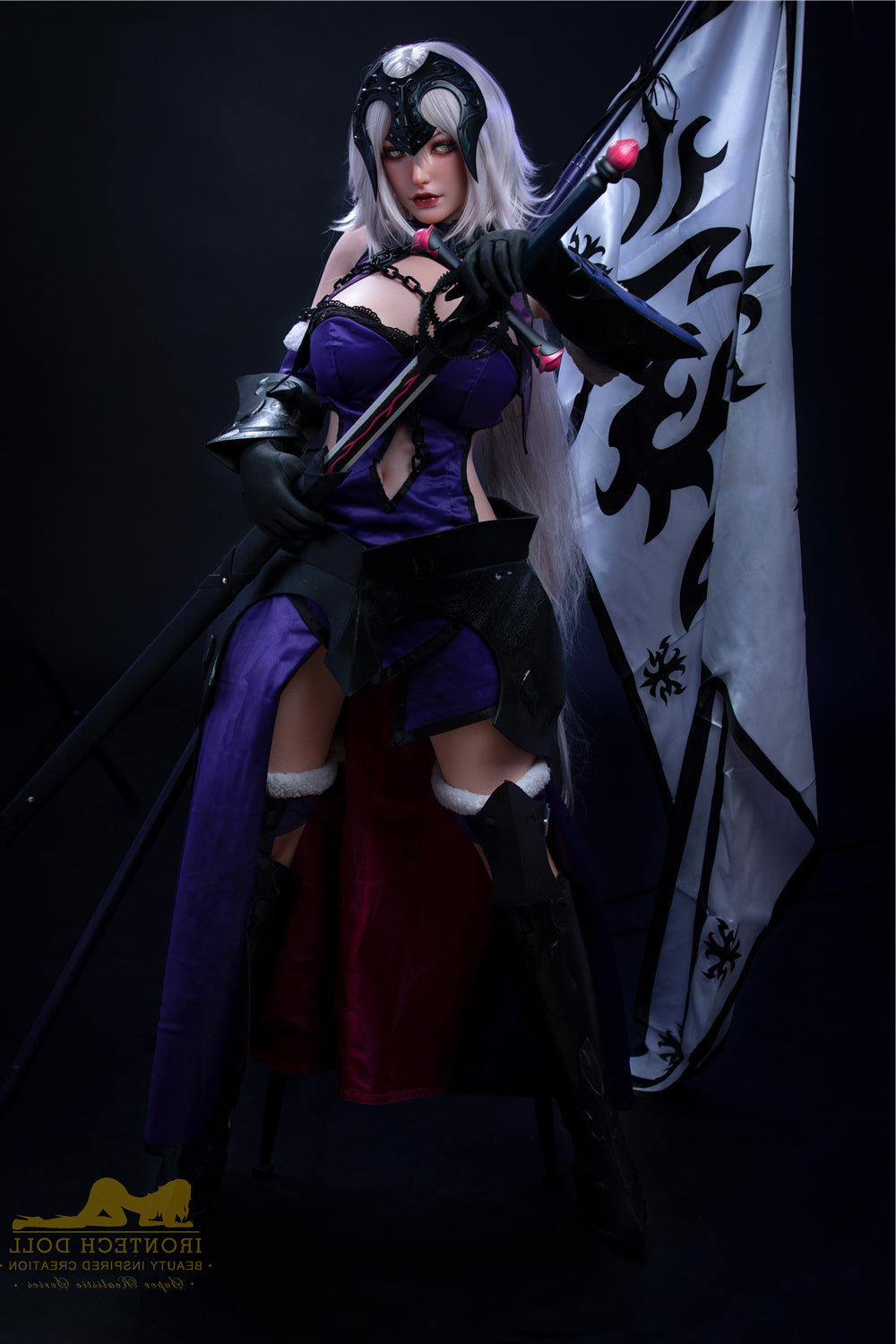 165cm/5ft5 G-cup Tall Huge Tits Silicone Sex Doll – S15 Eva Irontech