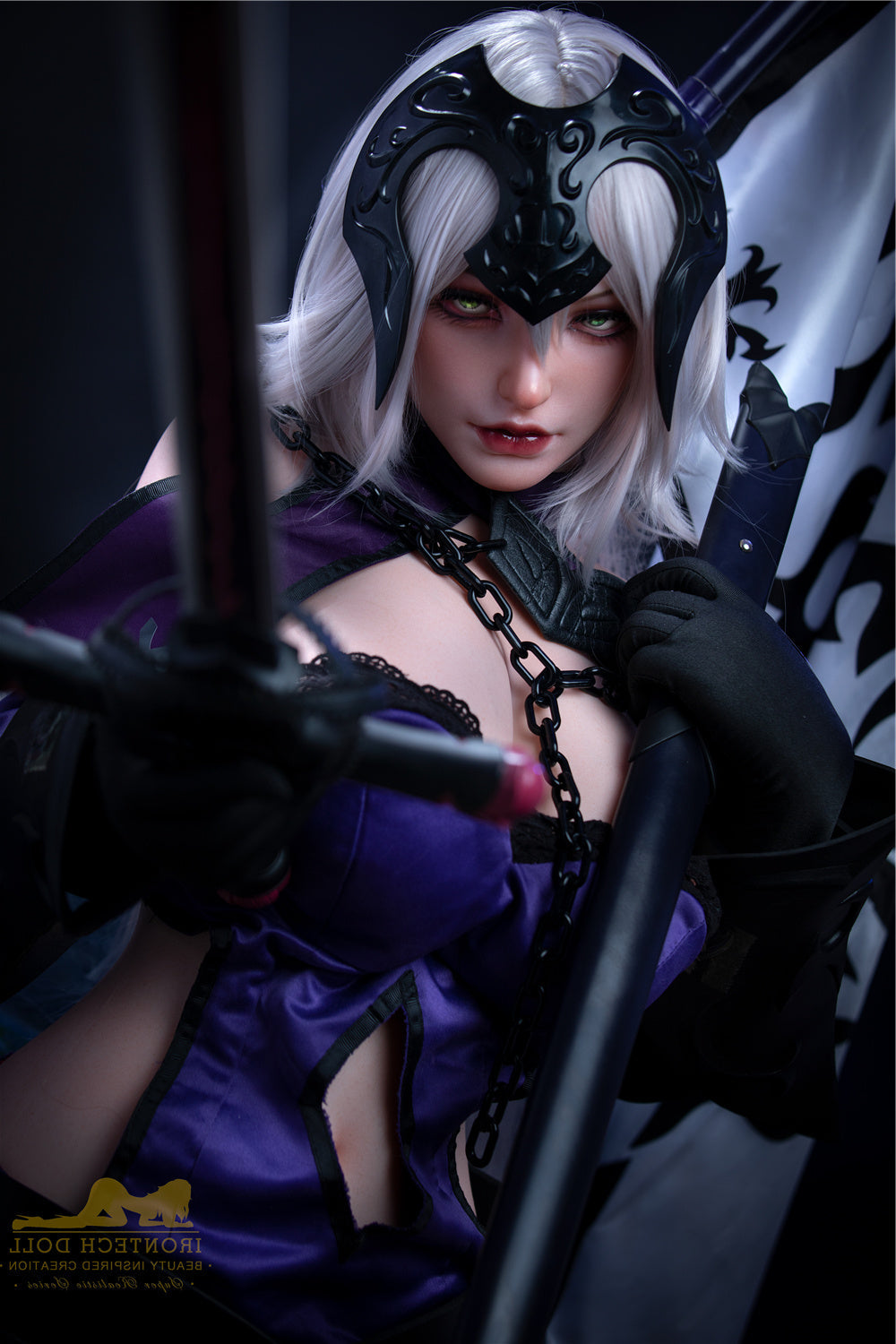 165cm/5ft5 G-cup Tall Huge Tits Silicone Sex Doll – S15 Eva Irontech