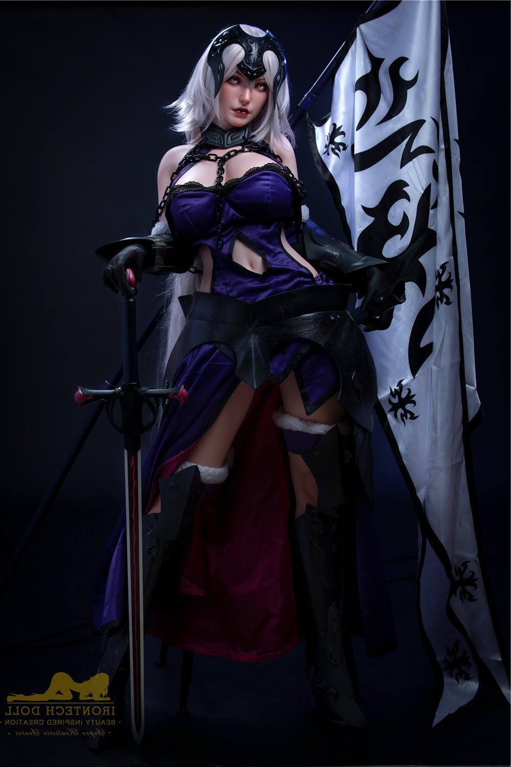 165cm/5ft5 G-cup Tall Huge Tits Silicone Sex Doll – S15 Eva Irontech