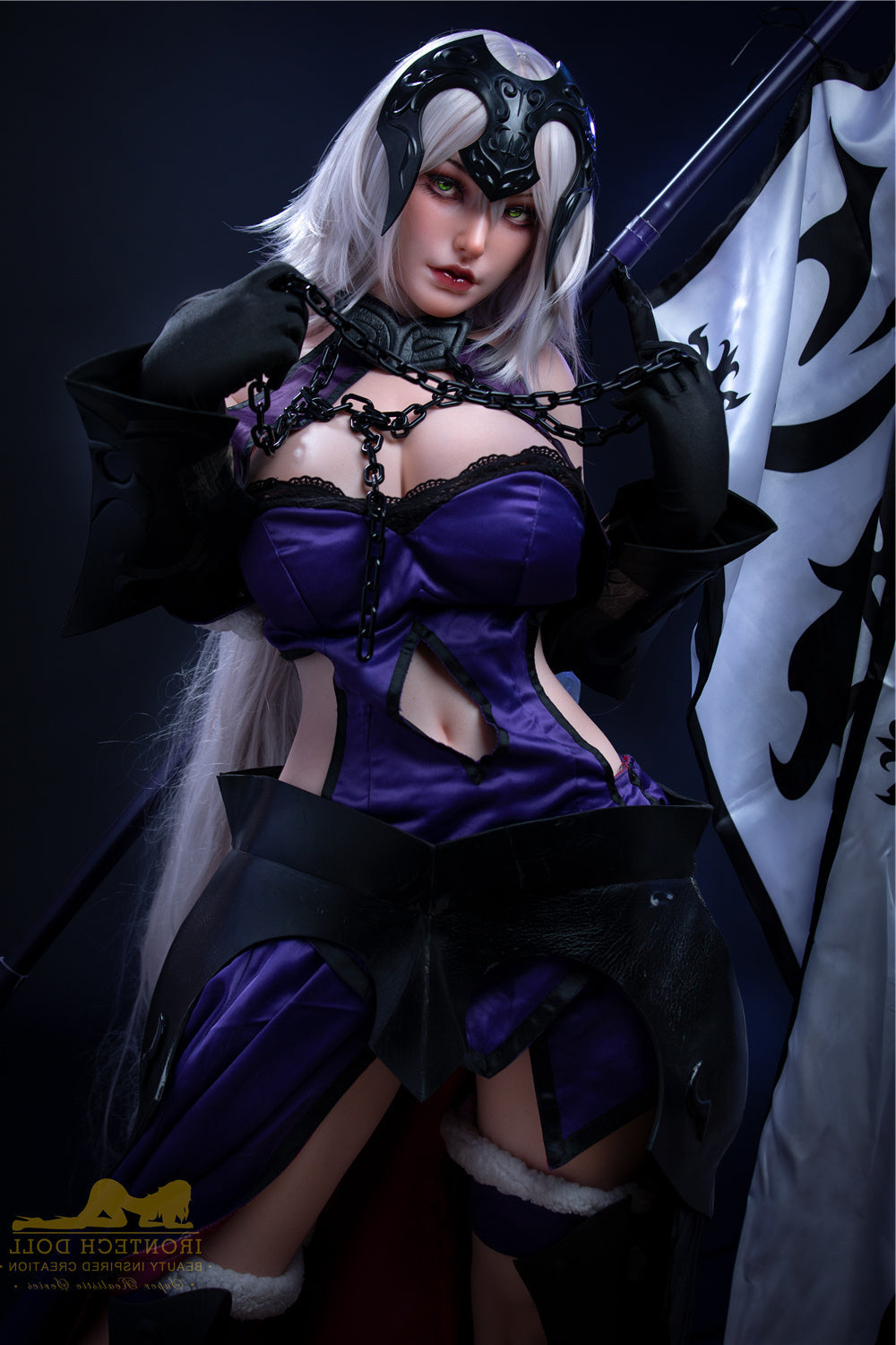 165cm/5ft5 G-cup Tall Huge Tits Silicone Sex Doll – S15 Eva Irontech