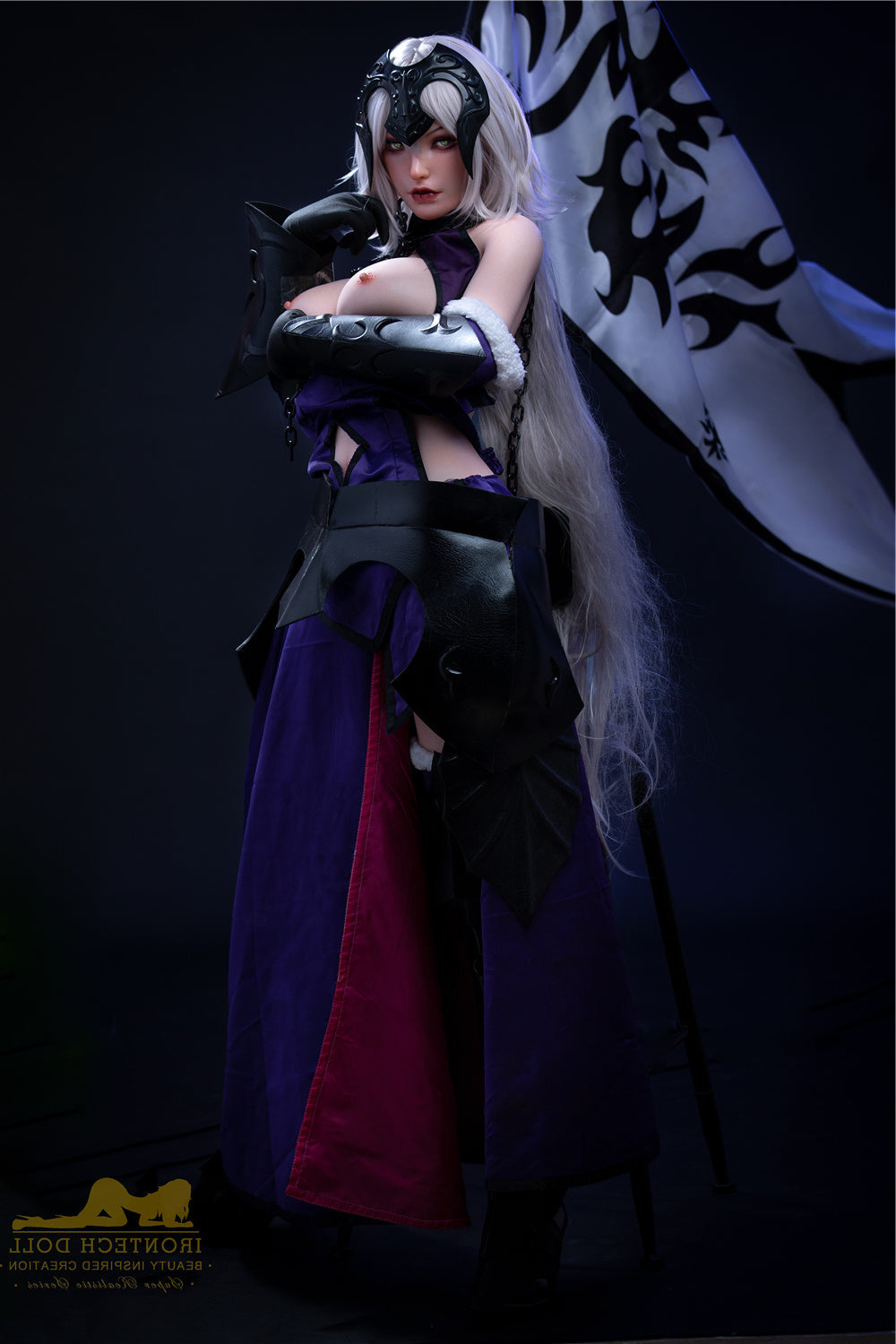 165cm/5ft5 G-cup Tall Huge Tits Silicone Sex Doll – S15 Eva Irontech