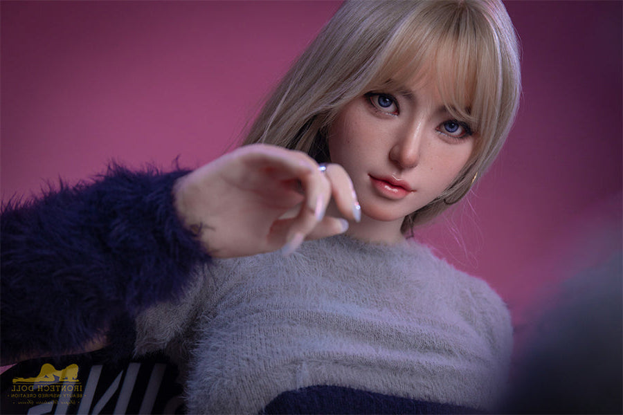 164cm/5ft5 Big Breast F-cup Silicone Sex Doll - S14 Miku Natural Irontech