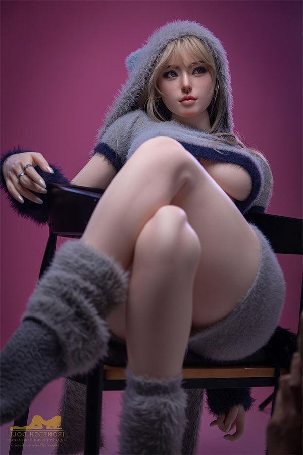 164cm/5ft5 Big Breast F-cup Silicone Sex Doll - S14 Miku Natural Irontech