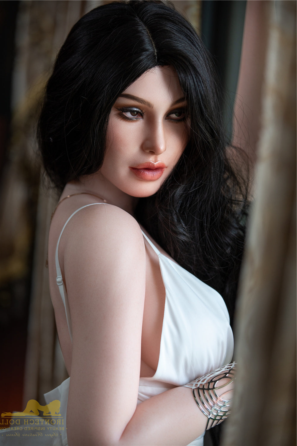 166cm/5ft5 D-cup European Bubble Butt Silicone Sex Doll - S26 Hedy Irontech