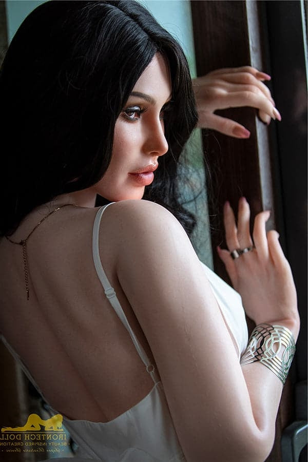 165cm/5ft5 G-cup Charming Big Boobs Brunette Full Silicone Sex Doll Irontech