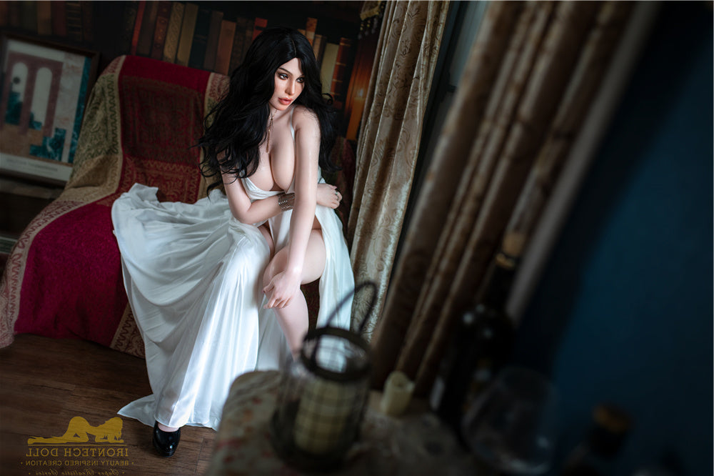 166cm/5ft5 D-cup European Bubble Butt Silicone Sex Doll - S26 Hedy Irontech