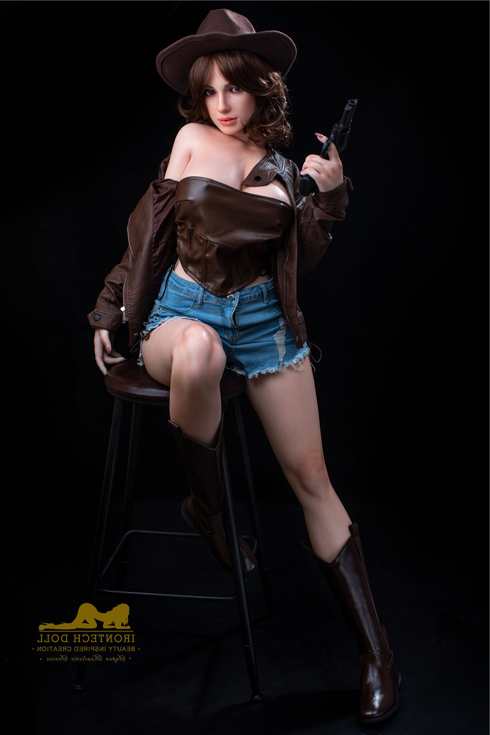 165cm/5ft5 G-cup Tall Bubble Butt Silicone Sex Doll – S17 Luna Irontech