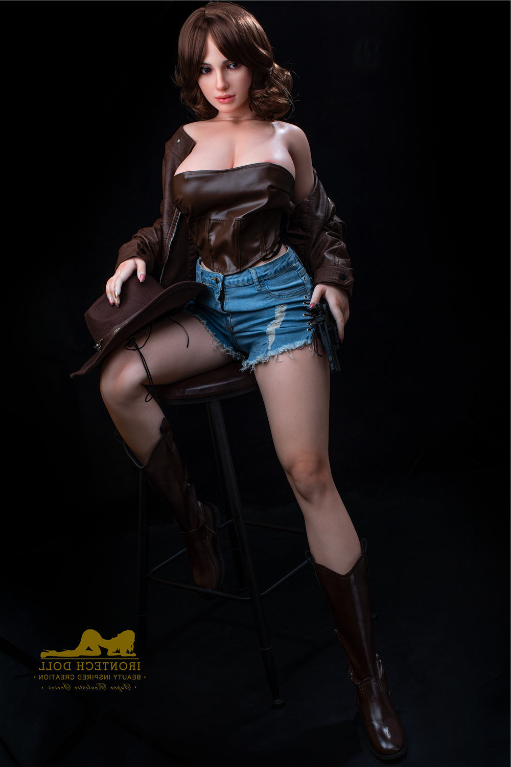 165cm/5ft5 G-cup Tall Bubble Butt Silicone Sex Doll – S17 Luna Irontech