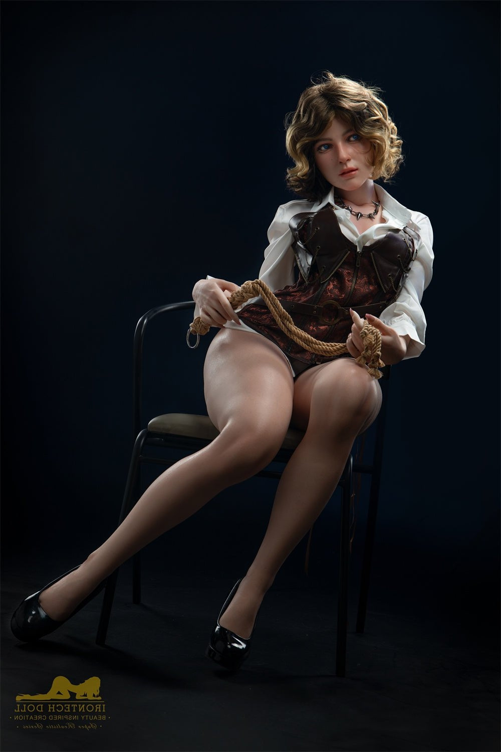 153cm/5ft F-Cup Big Boobs Natural Bubble Butt Silicone Sex Doll - S29 Torso Irontech