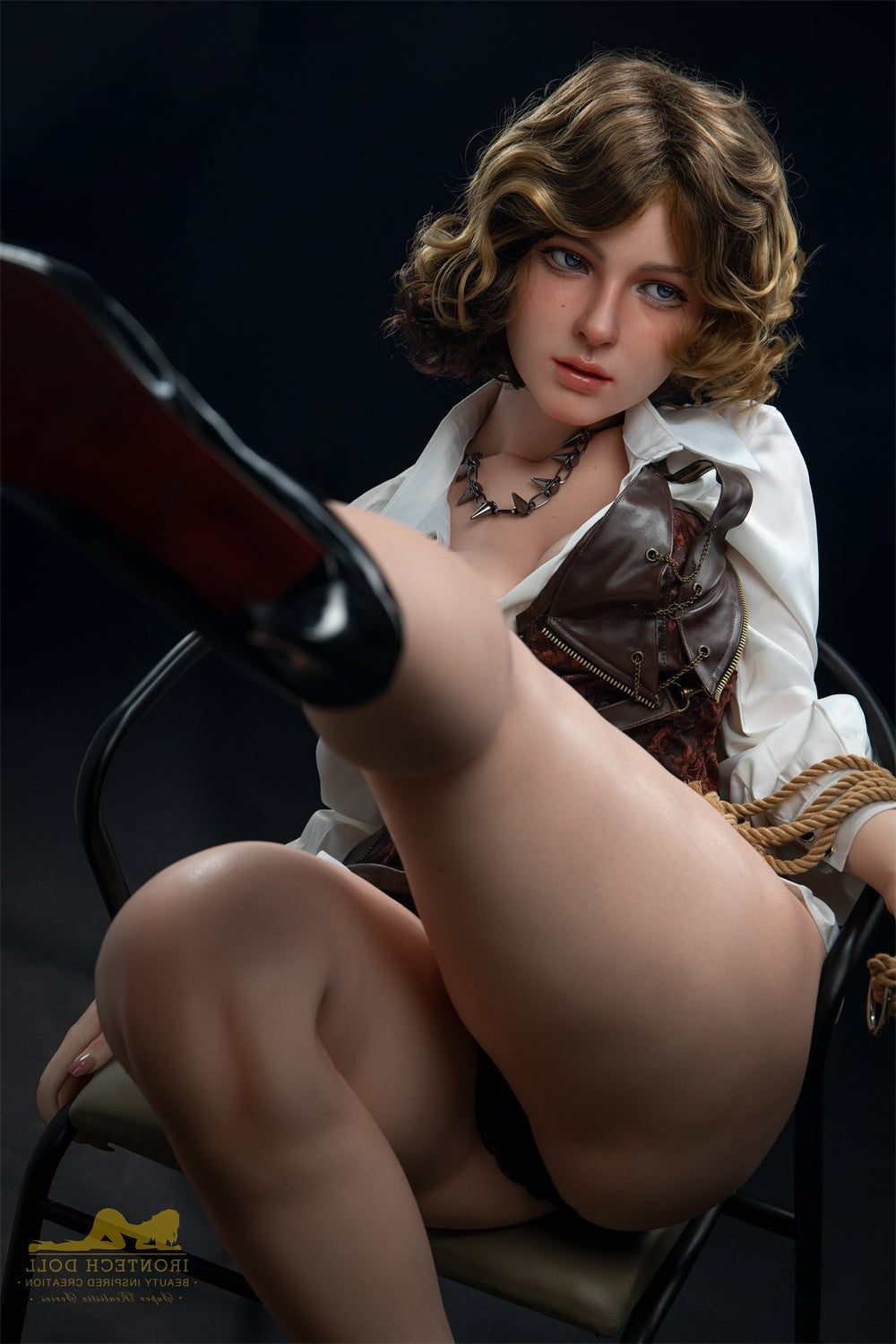 153cm/5ft F-Cup Big Boobs Natural Bubble Butt Silicone Sex Doll - S29 Torso Irontech