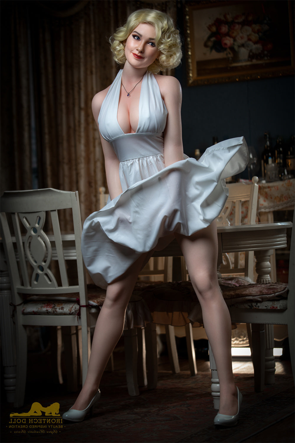 164cm/5ft5 F-cup Silicone Sex Doll – S12 Carmel Irontech