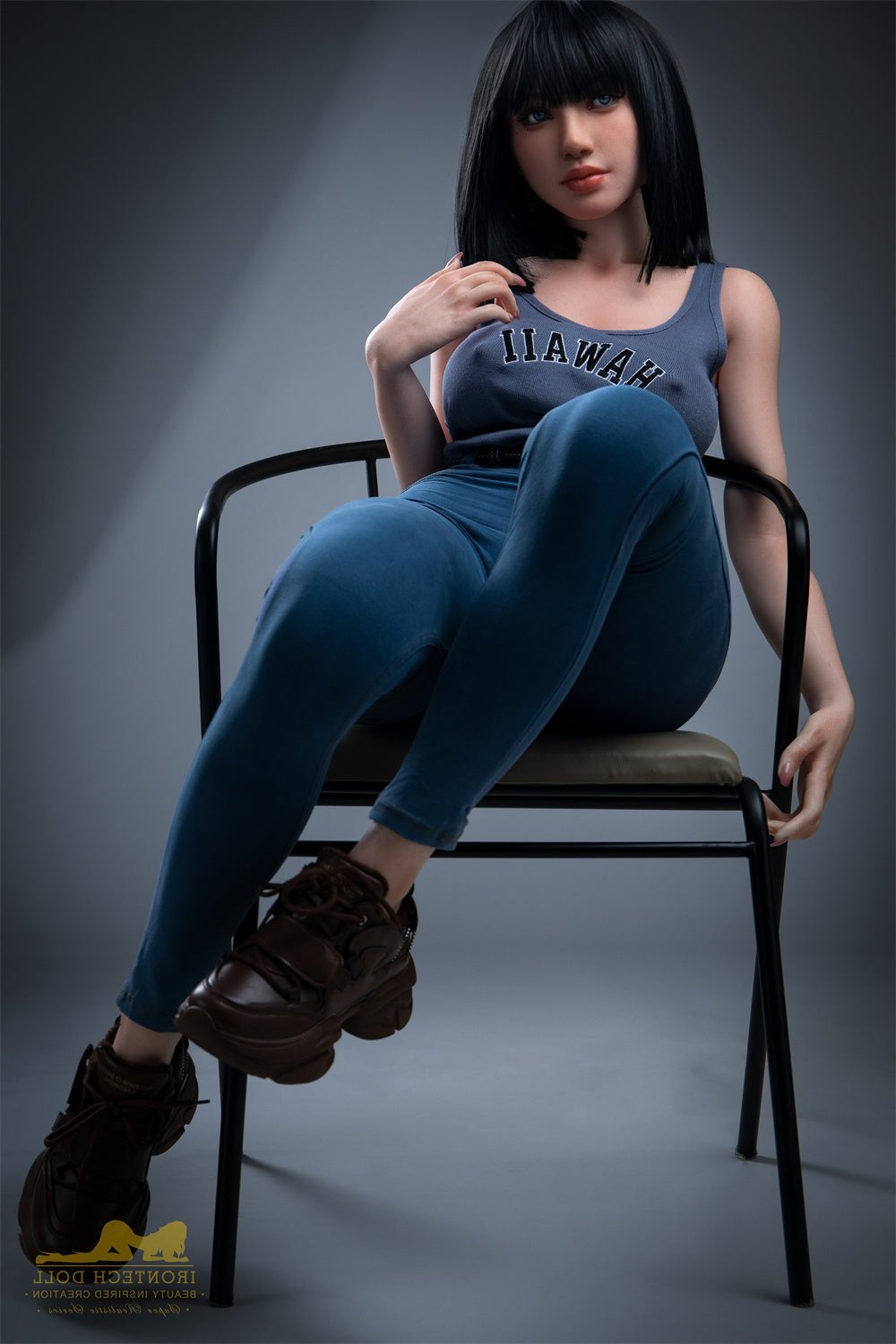 153cm/5ft F-Cup Korean Big Tits Silicone Lady Sex Doll - S30 Rita Irontech