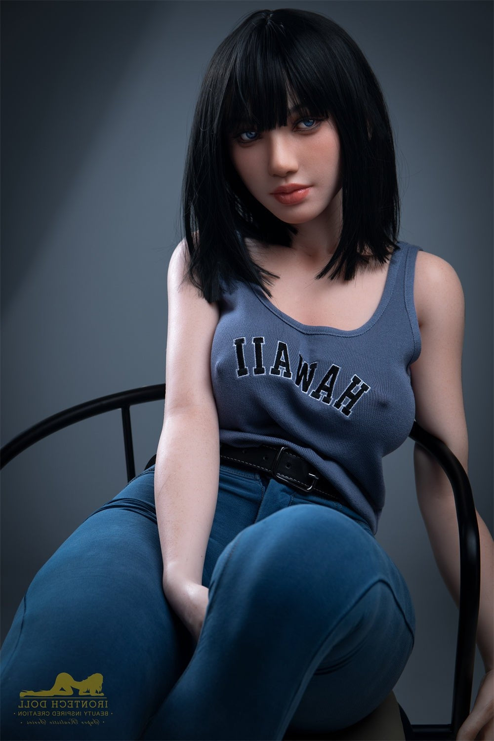 153cm/5ft F-Cup Korean Big Tits Silicone Lady Sex Doll - S30 Rita Irontech