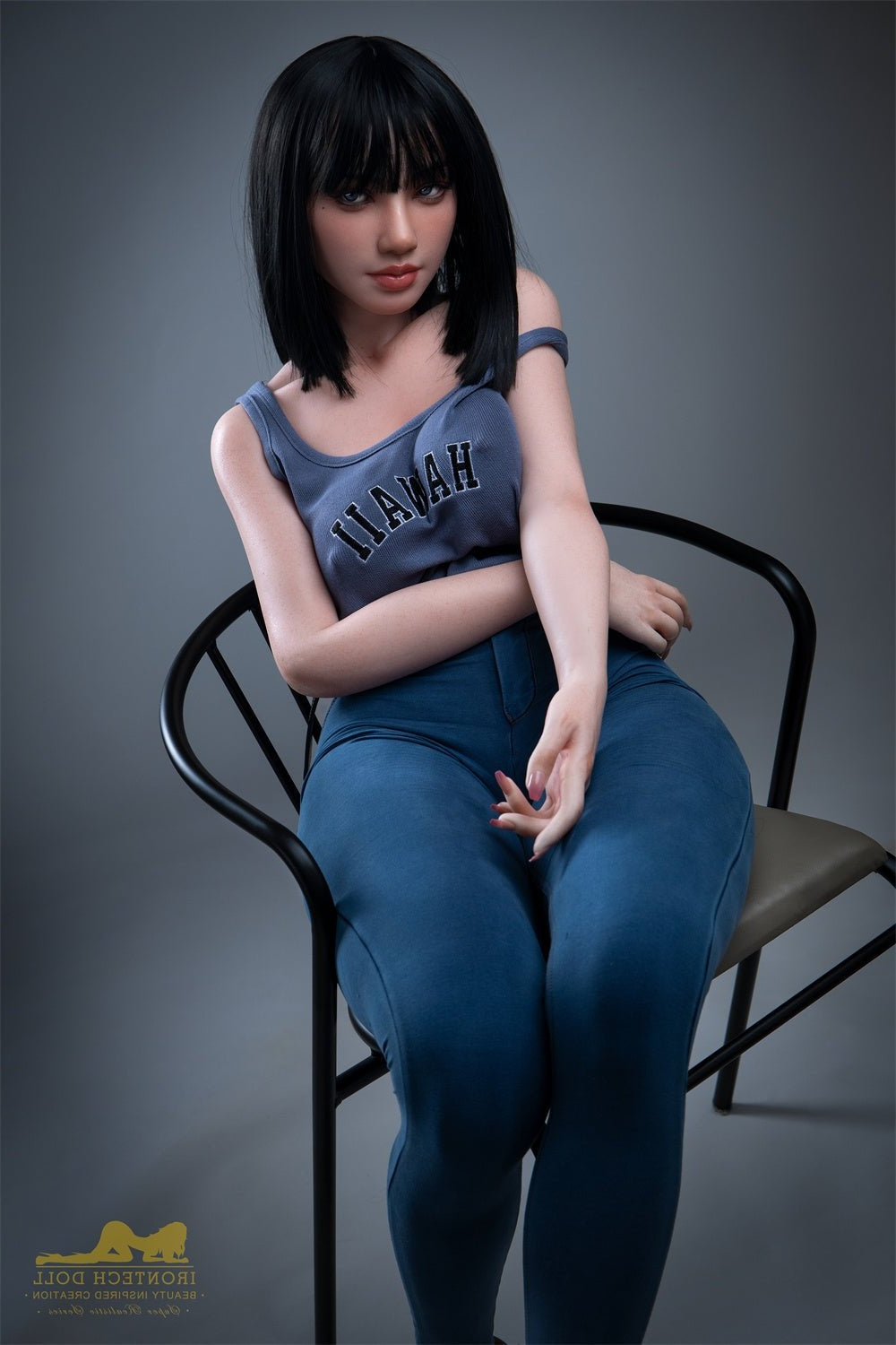 153cm/5ft F-Cup Korean Big Tits Silicone Lady Sex Doll - S30 Rita Irontech