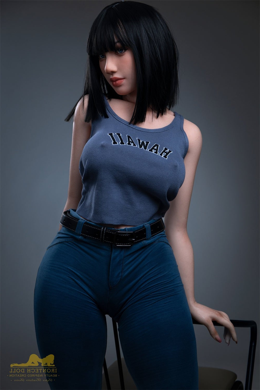 153cm/5ft F-Cup Korean Big Tits Silicone Lady Sex Doll - S30 Rita Irontech