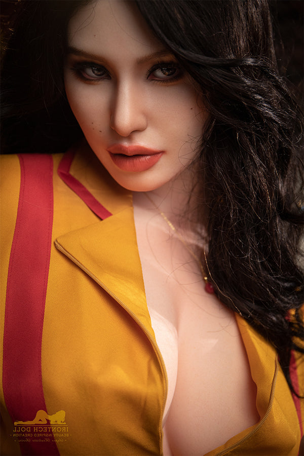 164cm/5ft5 Big Boobs F-cup Silicone Sex Doll - S19 Natural Irontech