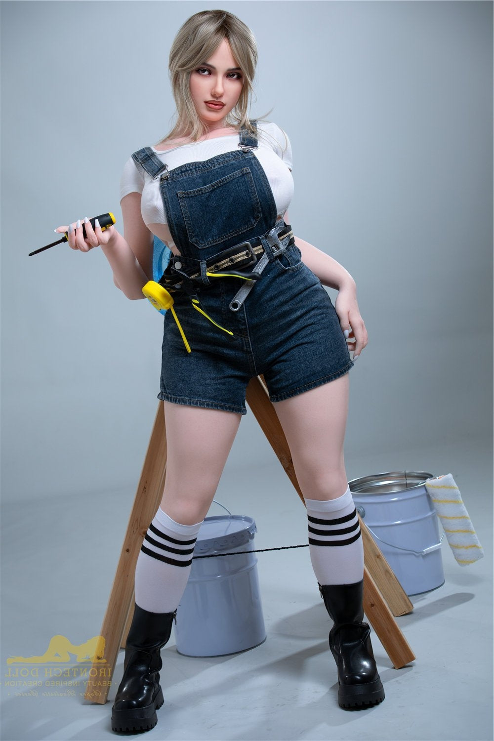 Us In Stock 160cm 5ft3 I Cup Fat Big Booty Boobs Silicone Sex Doll S17 Luna - Torso Irontech