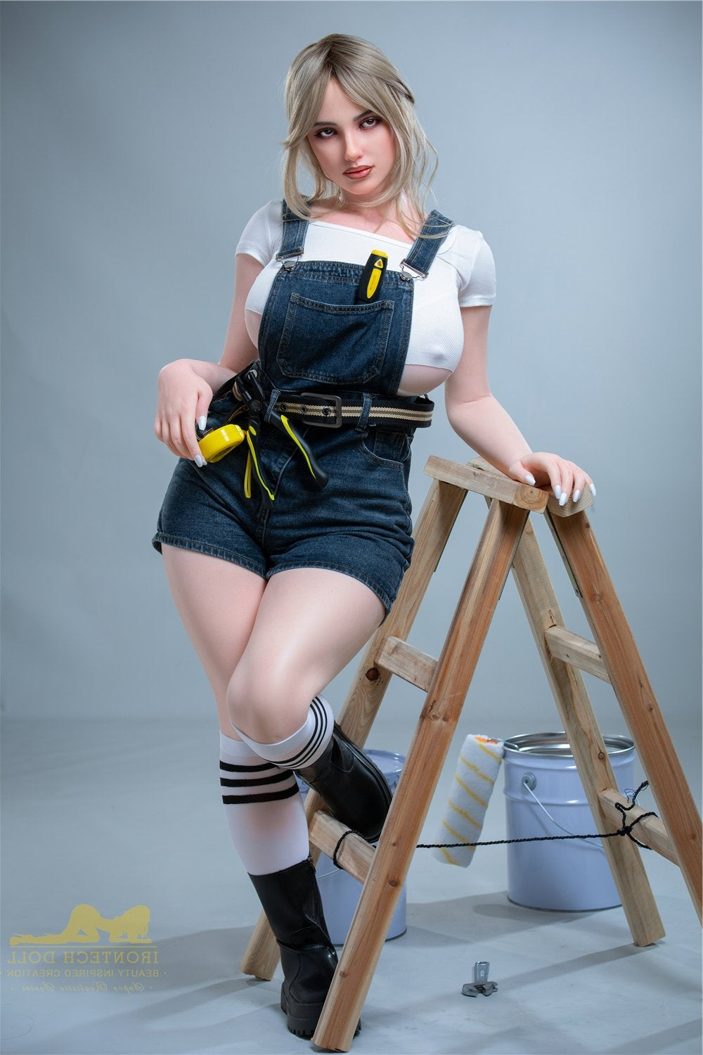 Us In Stock 160cm 5ft3 I Cup Fat Big Booty Boobs Silicone Sex Doll S17 Luna - Torso Irontech