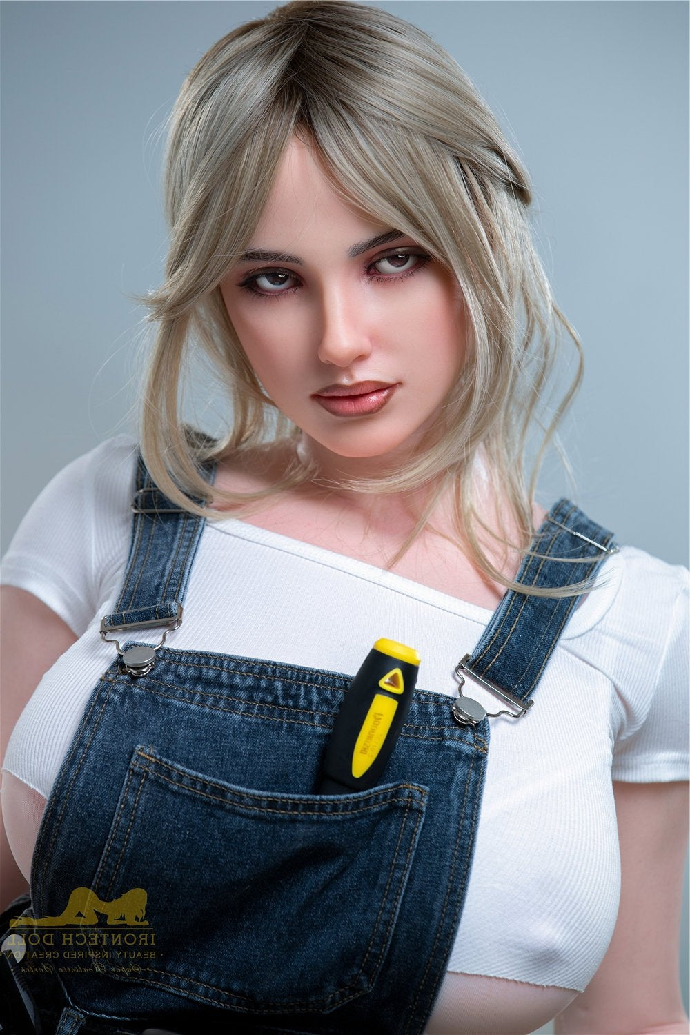 160cm/5ft3 I-cup Fat BBW Big Booty Boobs Silicone Sex Doll – S17 Luna Torso Irontech