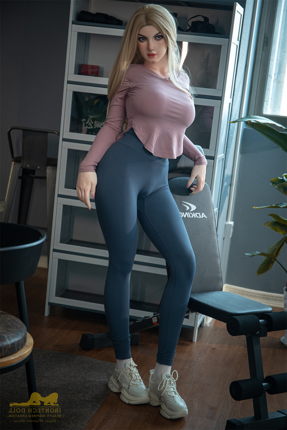 165cm/5ft5 G-cup Tall Huge Boobs Silicone Sex Doll – S9 Cherry Natural Torso Irontech