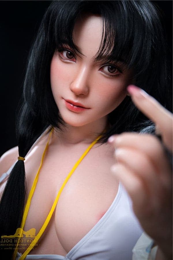 Us In Stock 166cm 5ft5 D Cup Japanese Bubble Butt New Realistic Silicone Sex Doll S32 Kitty - Torso Irontech