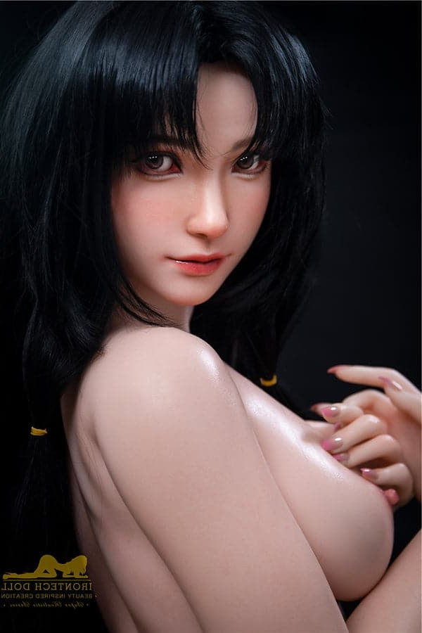 Us In Stock 166cm 5ft5 D Cup Japanese Bubble Butt New Realistic Silicone Sex Doll S32 Kitty - Torso Irontech