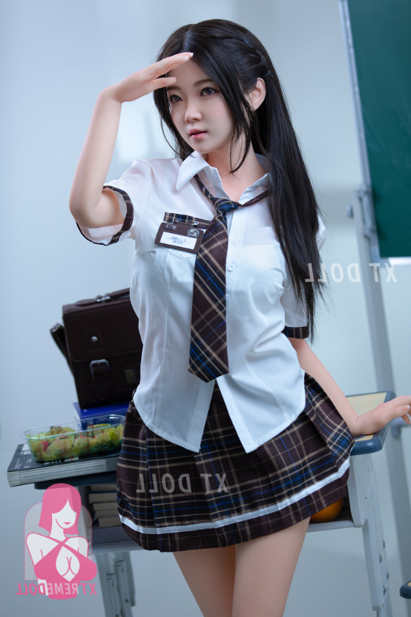 150cm/4ft11 D-cup Big Breast|Tits Silicone Head Sex Doll - XiaoJoe XT