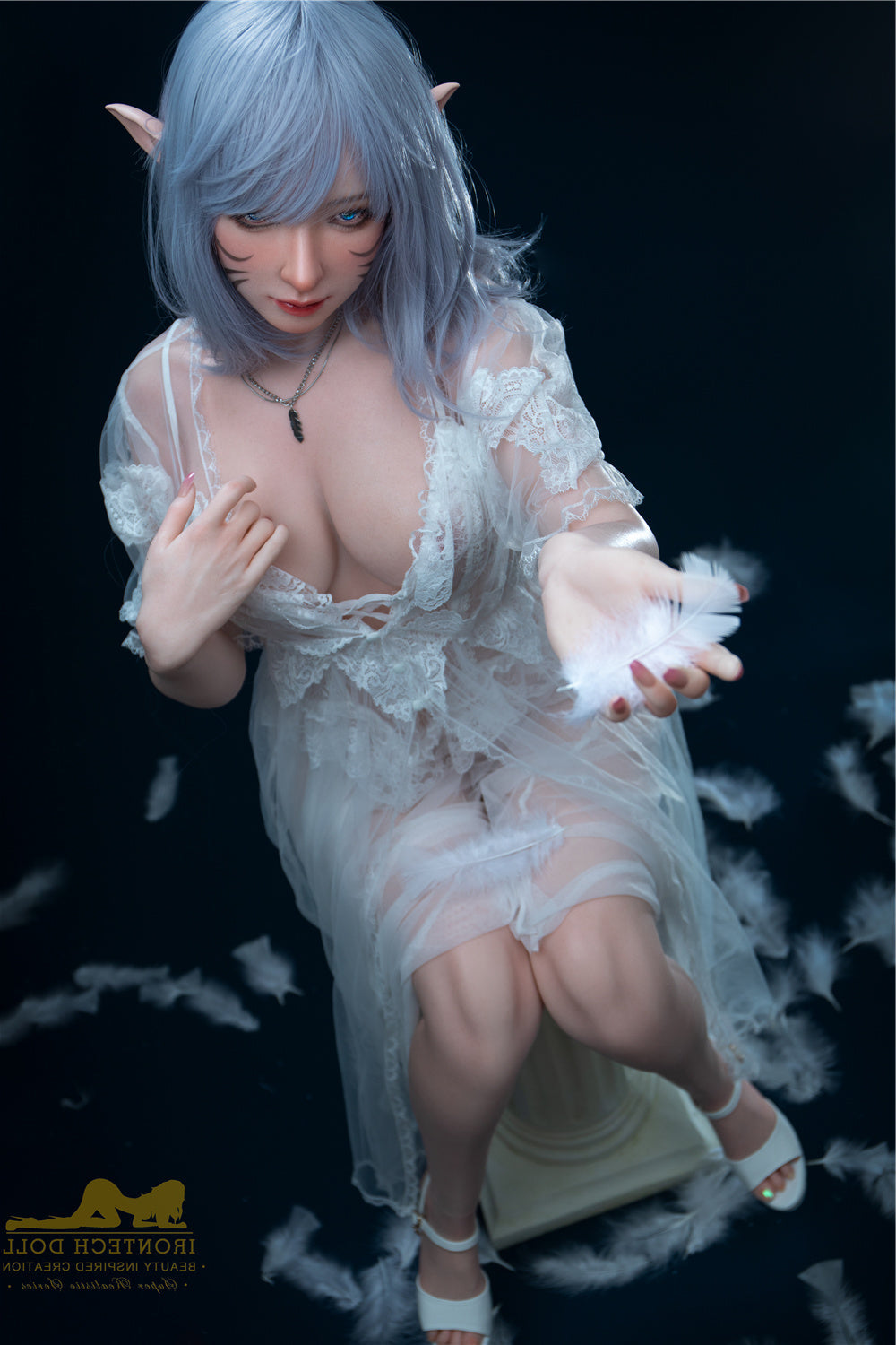 166cm/5ft5 D-cup Tall Bubble Butt Silicone Sex Doll - S6 Candy Irontech