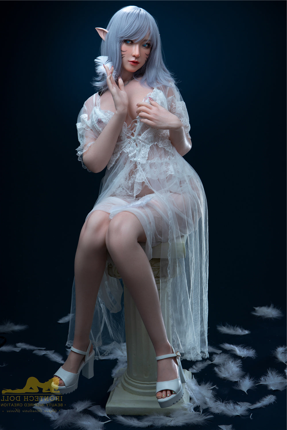 166cm/5ft5 D-cup Tall Bubble Butt Silicone Sex Doll - S6 Candy Irontech