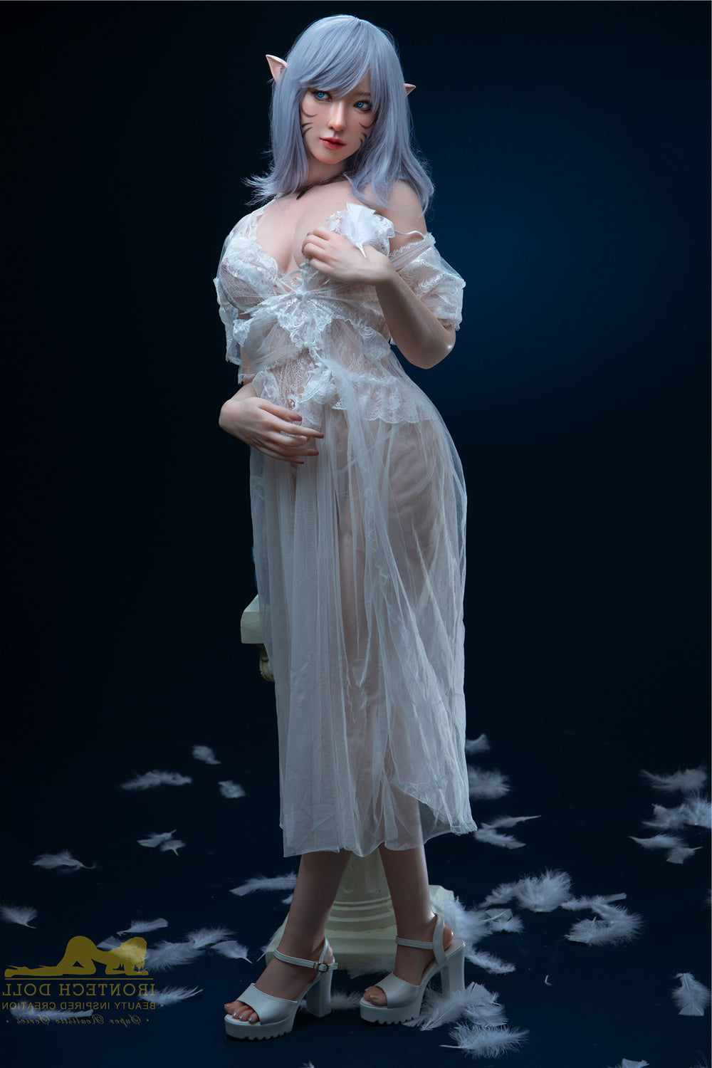 166cm/5ft5 D-cup Tall Bubble Butt Silicone Sex Doll - S6 Candy Irontech